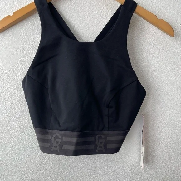 Good American Crossback Icon Bra NWT Women’s Sz 2 US Medium Black - Picture 3 of 8